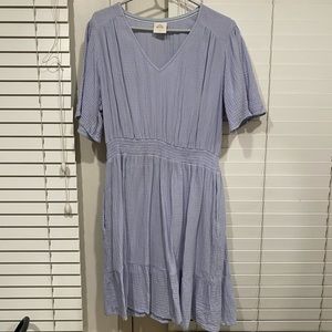 Women’s Light Blue short sleeve dress